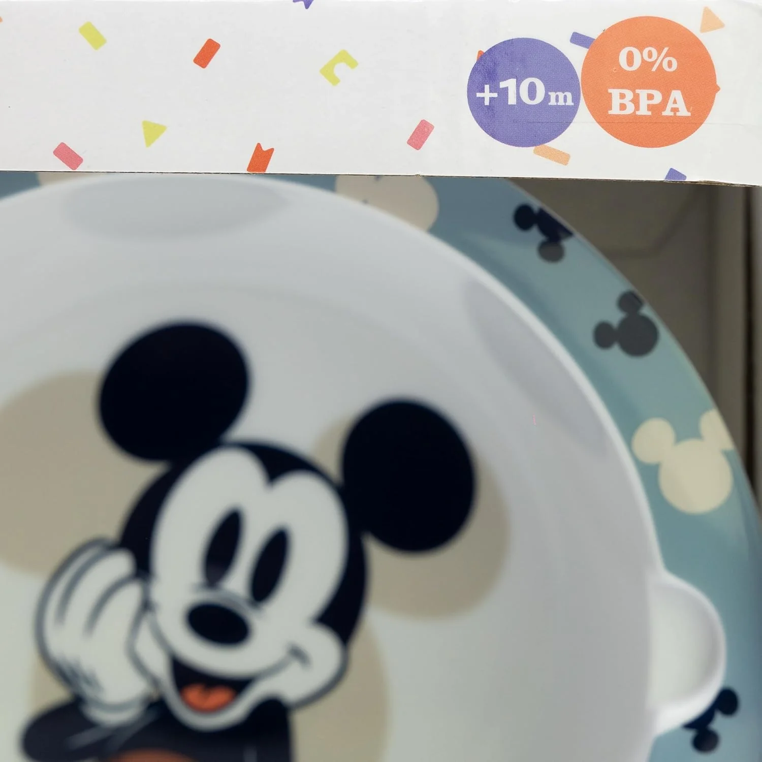 Stor Disney Mickey Mouse-cadeauset voor kinderen, BPA-vrij, met fles, kom en lepel, wasbaar en herbruikbaar - Image 4