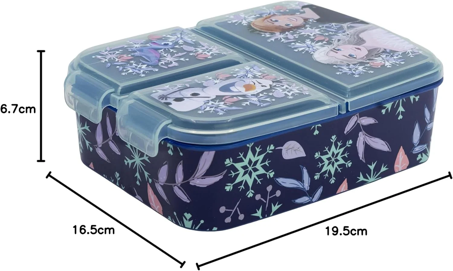 Stor - Multi Compartment Sandwich Box - Frozen (81020) - Image 3