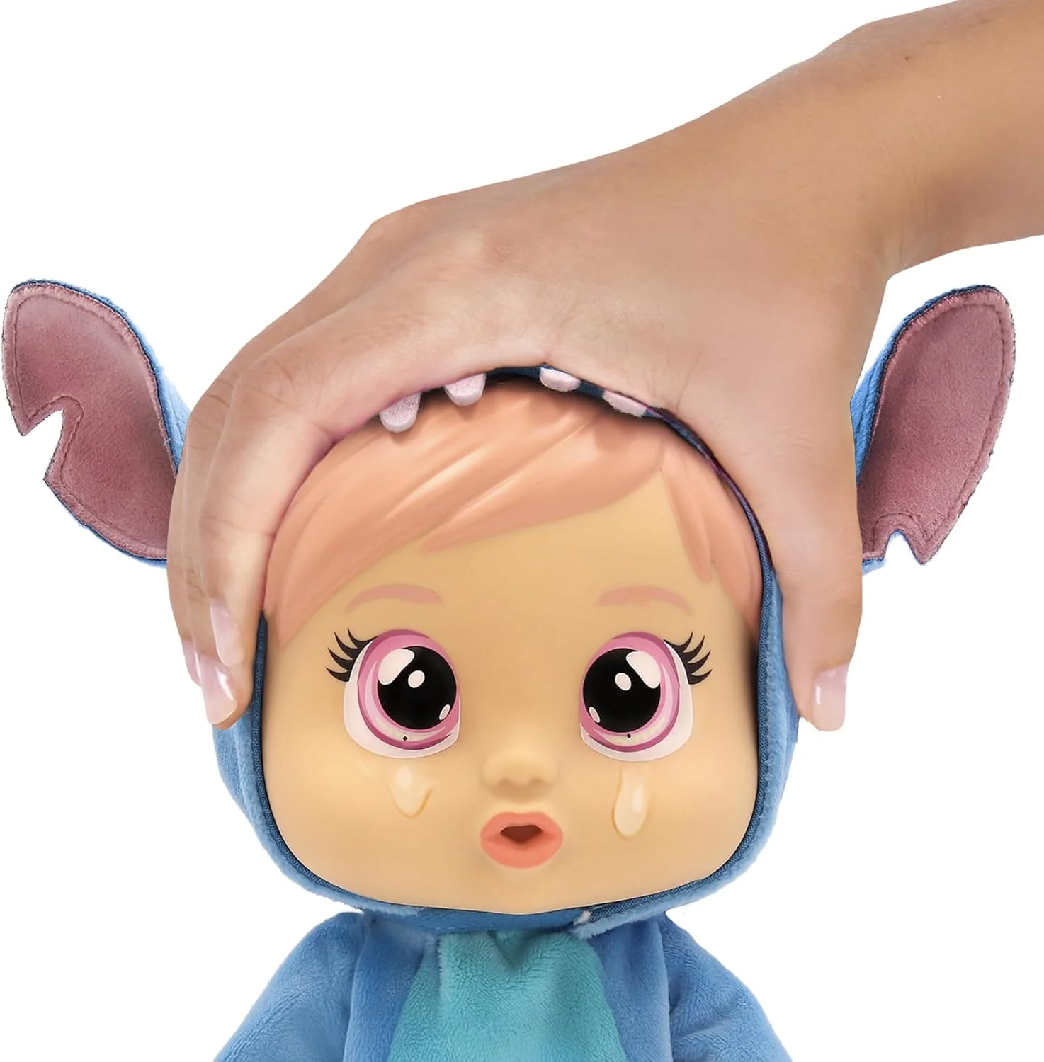Cry Babies Disney Stitch Baby-Puppe Loving Care inspiriert von Stitch, inklusive 3 Zubehörteilen und weint echte Tränen. Kinder ab 3 Jahren. - Image 2