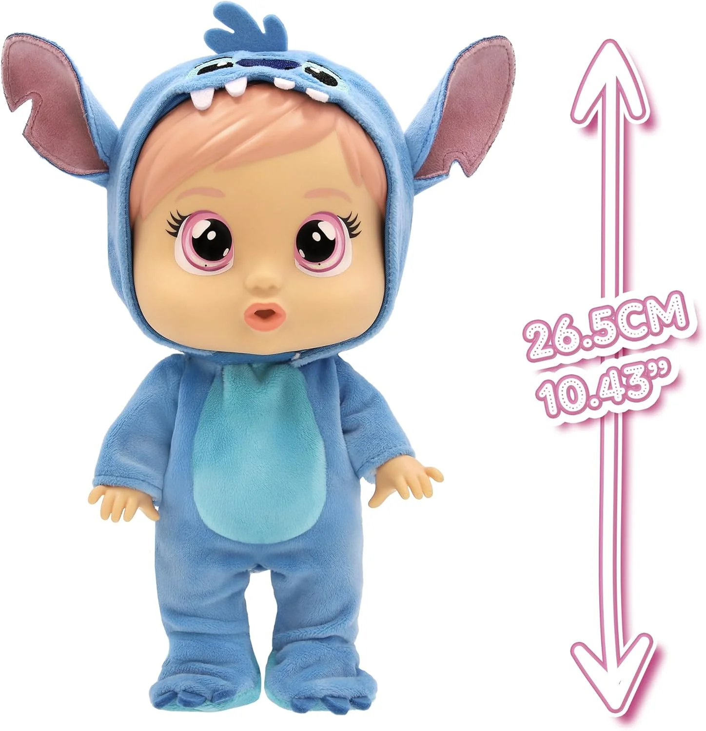 Cry Babies Disney Stitch Baby-Puppe Loving Care inspiriert von Stitch, inklusive 3 Zubehörteilen und weint echte Tränen. Kinder ab 3 Jahren. - Image 3