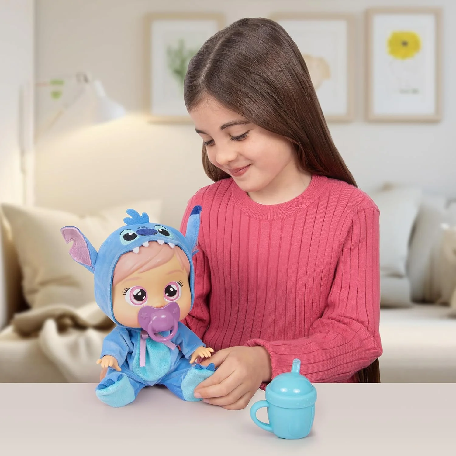 Cry Babies Disney Stitch Baby-Puppe Loving Care inspiriert von Stitch, inklusive 3 Zubehörteilen und weint echte Tränen. Kinder ab 3 Jahren. - Image 6