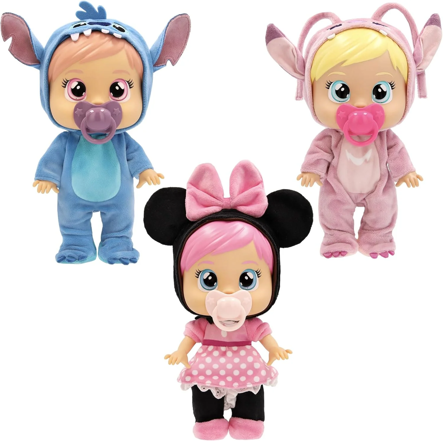 Cry Babies Disney Stitch Baby-Puppe Loving Care inspiriert von Stitch, inklusive 3 Zubehörteilen und weint echte Tränen. Kinder ab 3 Jahren. - Image 7