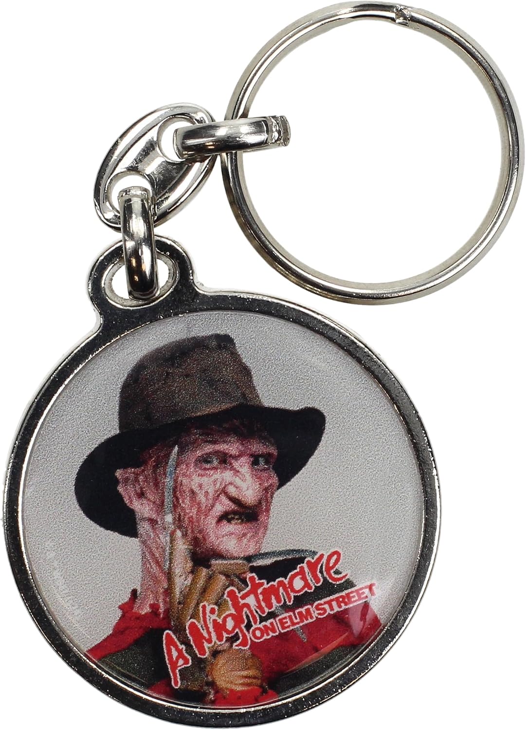 SD TOYS - Freddy round metal key ring nightmare on elm street, multicoloured, S - Image 6