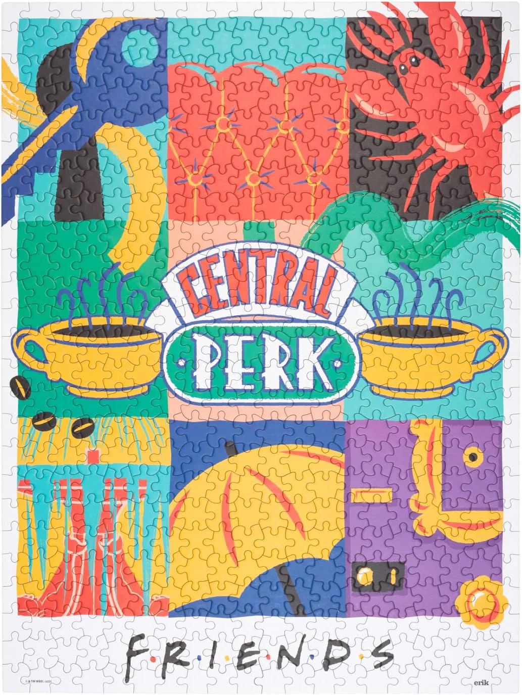 Grupo Erik Puzzel Friends - Legpuzzel 500 Stukjes - 61 x 45,7 cm - Inclusief geschenkverpakking en poster - Image 3
