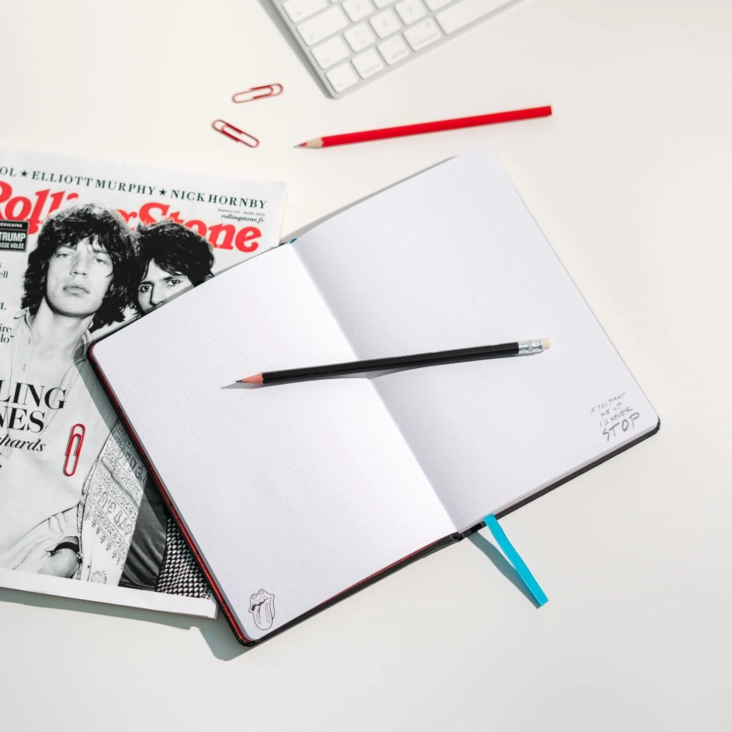 Grupo Erik A5 Notitieboek - The Rolling Stones | Dotted Journal, gestippeld notitieboek, Bullet Journal | Notitieboeken A5, Notitieblokken A5, A5 notitieblok, schetsboek A5 | Muziekgeschenken - Image 5