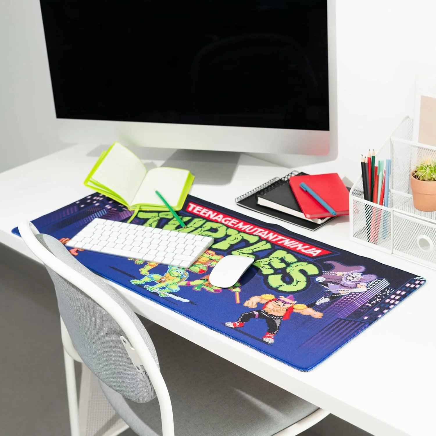 Grupo Erik XXL Mouse Mat - Teenage Mutant Ninja Turtles | Desk Pad, 31.5" x 13.78" Non-Slip Rubber Base Mouse Pad, Gaming Mouse Pad, Keyboard Mouse Mat | Gaming Gifts, Gamer Gifts - Image 5