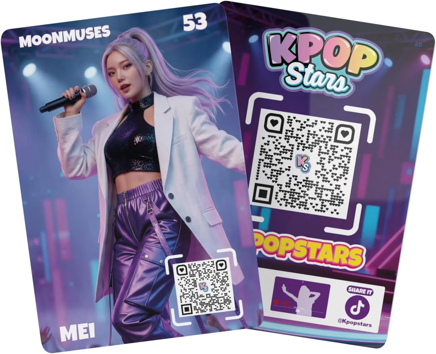 verzamelkaarten met fotokaarten, 6 stuks in sachet, verzameling 60 kaarten, dans QR-code - Image 4