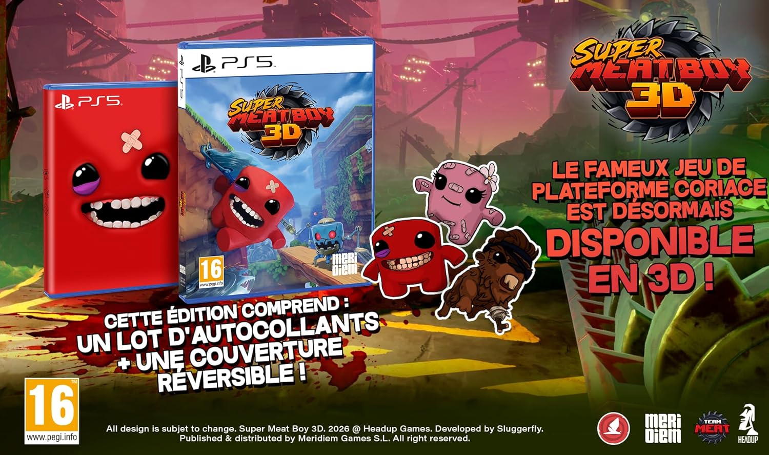 Super Meat Boy 3D - Standard Edition (PlayStation 5) - Image 3