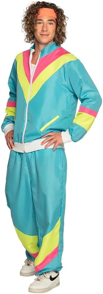 Boland - Retro Stirnband, dehnbares Haarband, Kostüm, 80er Jahre, Verkleidung, Mottoparty, Fasching, JGA, Sport - Image 3