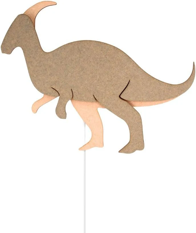 Van Tjalle en Jasper - Van Tjalle en Jasper - Dino Wandlamp T-rex - Hout - Image 4