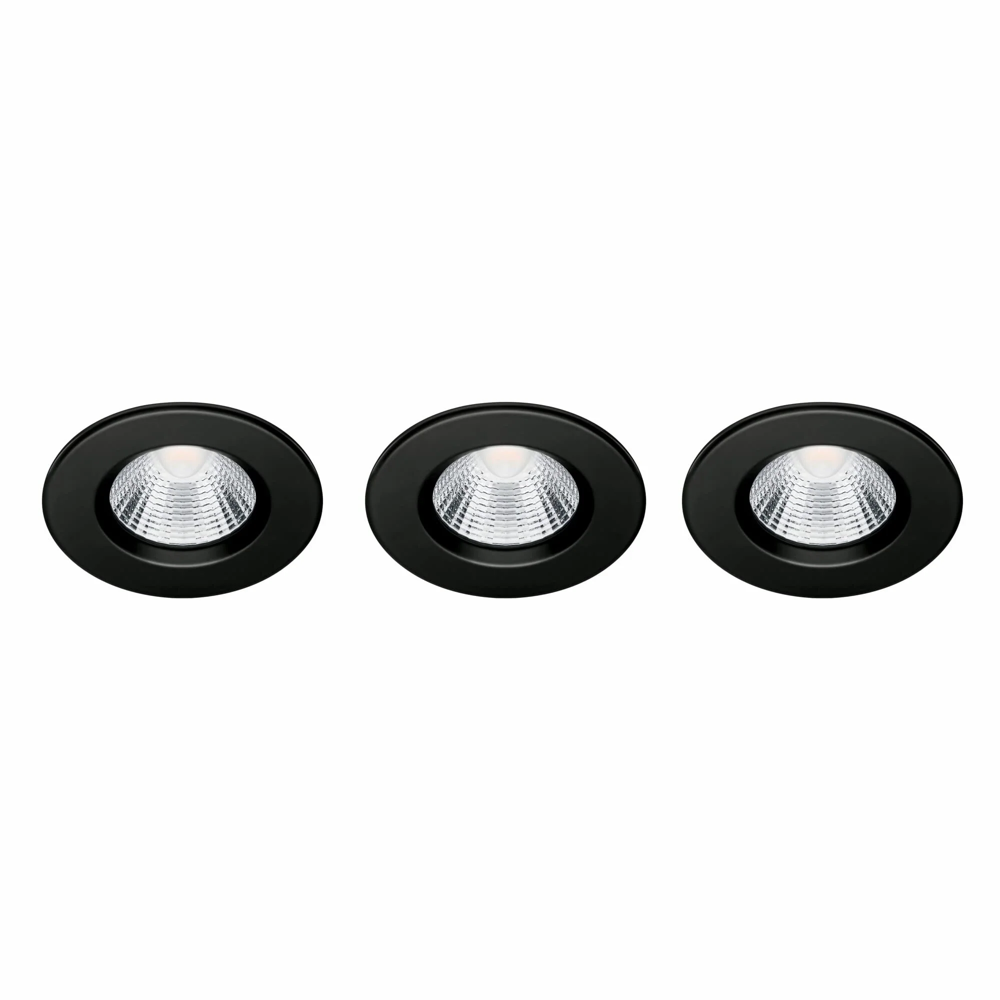 Philips Dive Badkamer Inbouwspot - Zwart - 5 W - 3 Pack