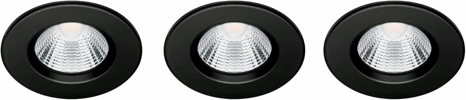 Philips Dive Badkamer Inbouwspot - Zwart - 5 W - 3 Pack - Image 5