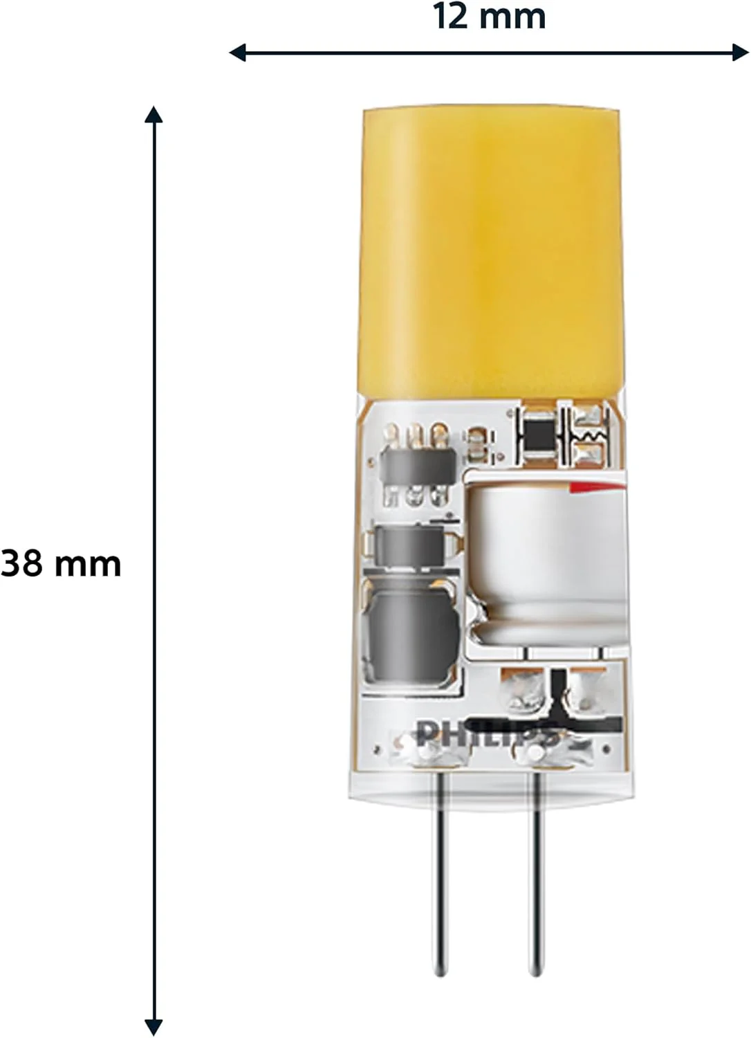 Energiezuinige Philips Led Capsule Transparant - 28 W - G4 - Warmwit Licht - Image 3