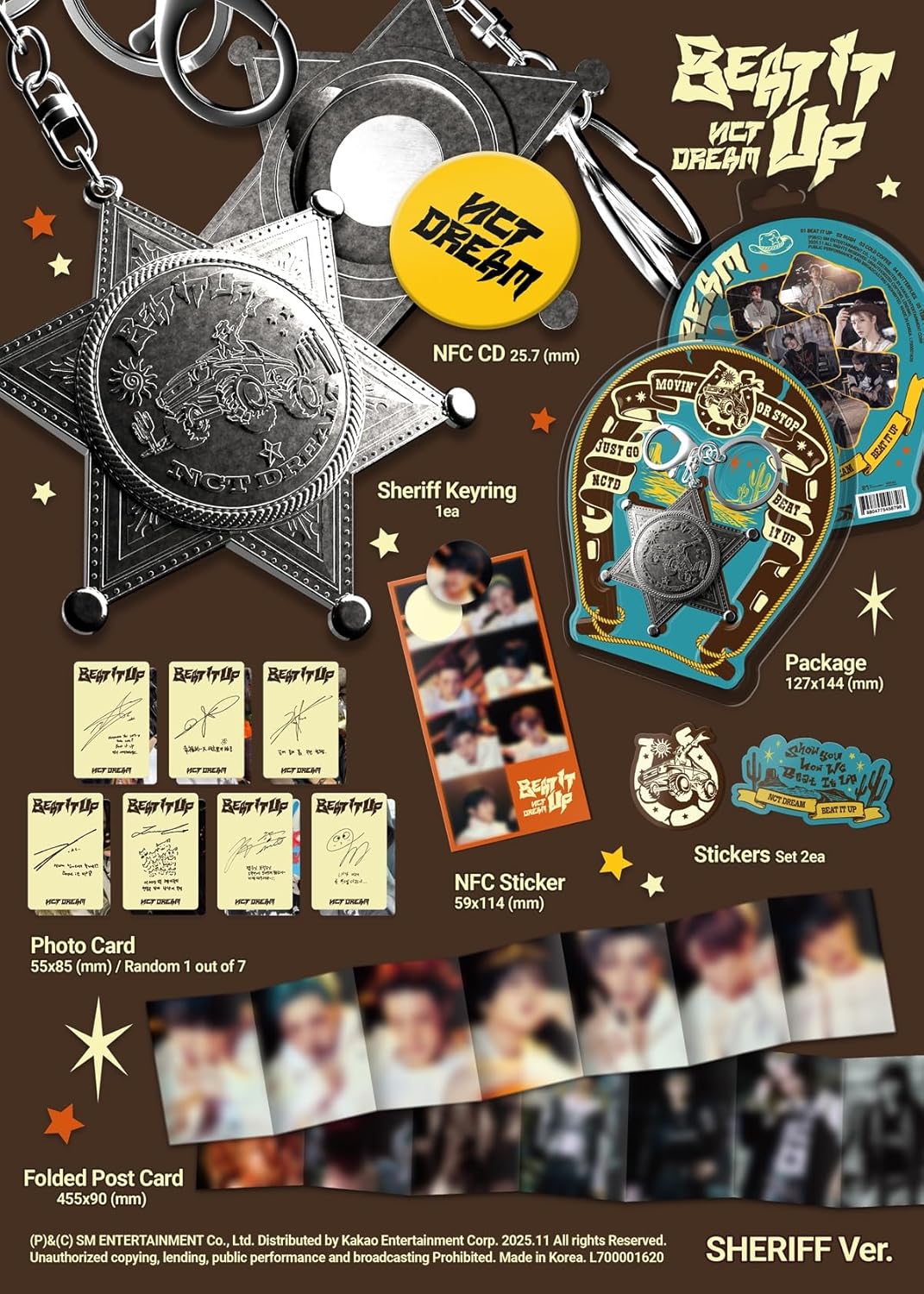 Beat It Up - Sheriff Version - incl. Keyring, NFC Sticker + Photocard - Image 2