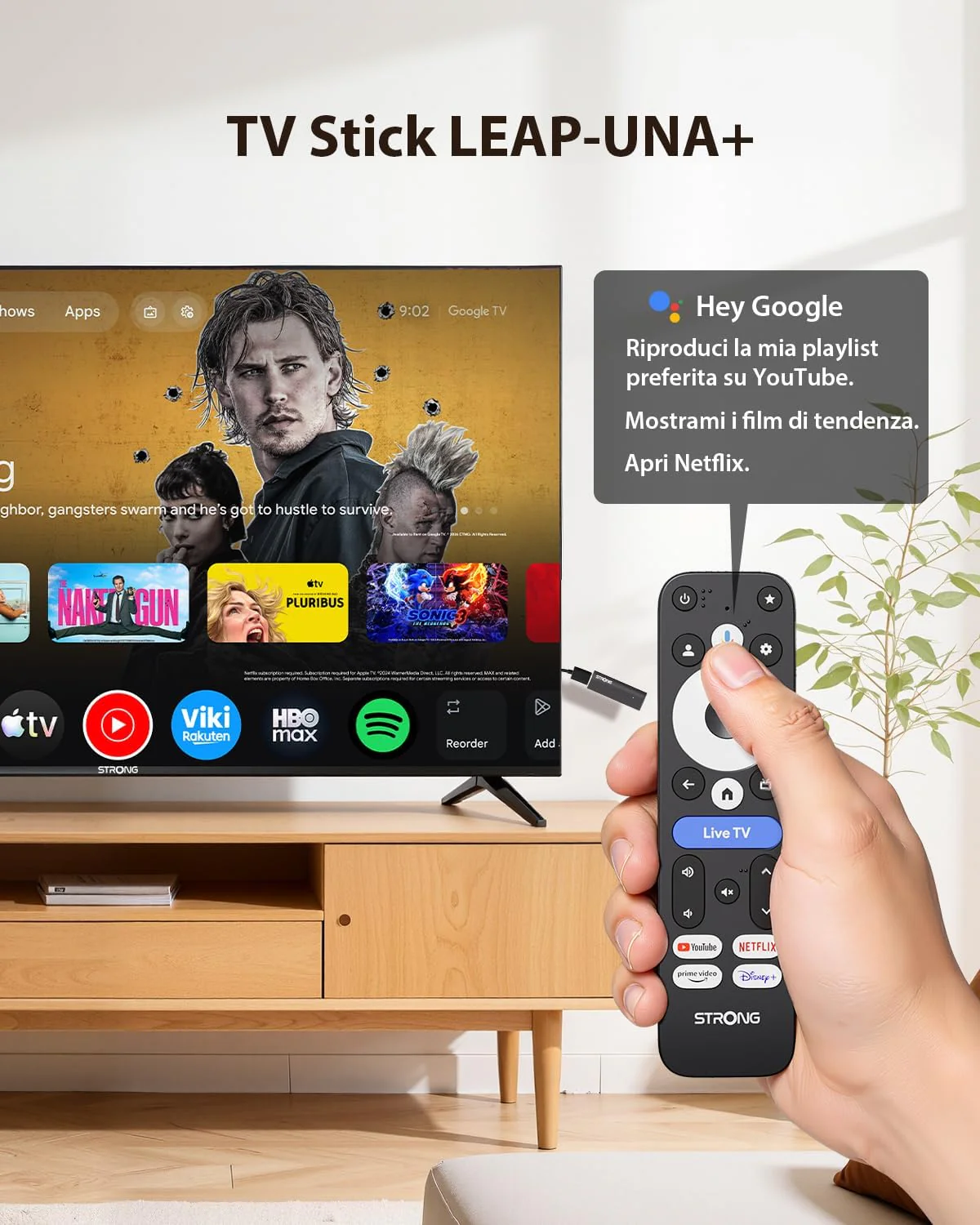 Google Tv Dongle 4K Una - Image 3