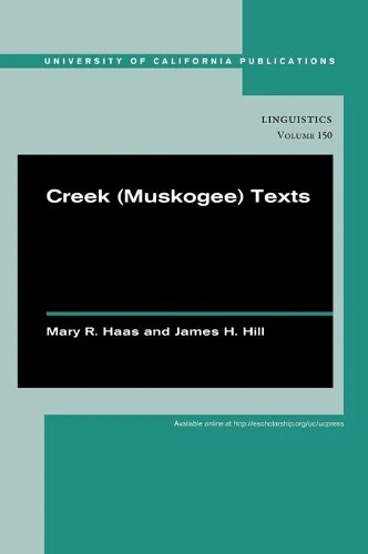 Creek (Muskogee) Texts