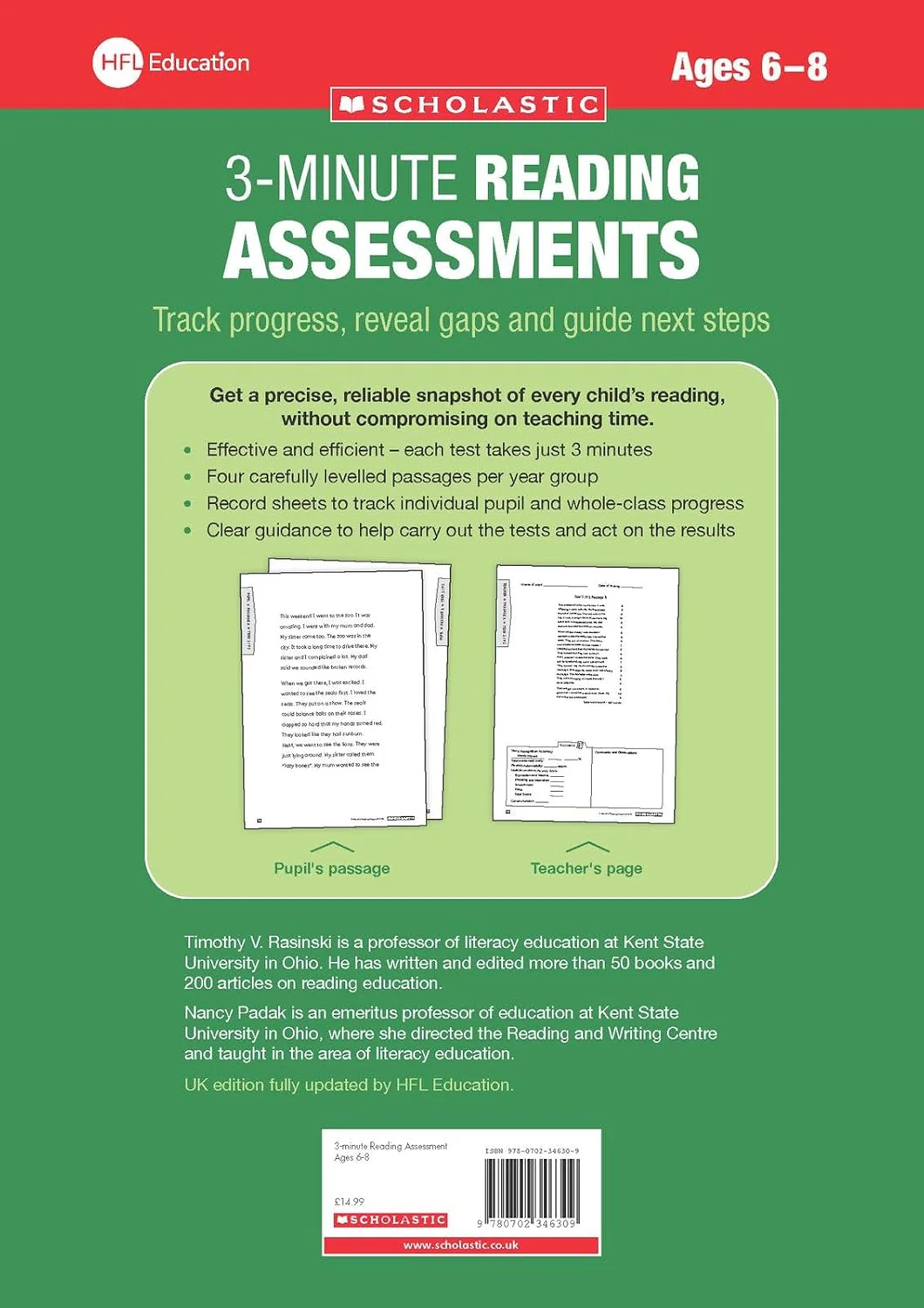 3 Minute Reading Assessments Ages 6-8: Assess student's reading in just 3 minutes ideal classroom resource (3 Minute Assessments - Image 3