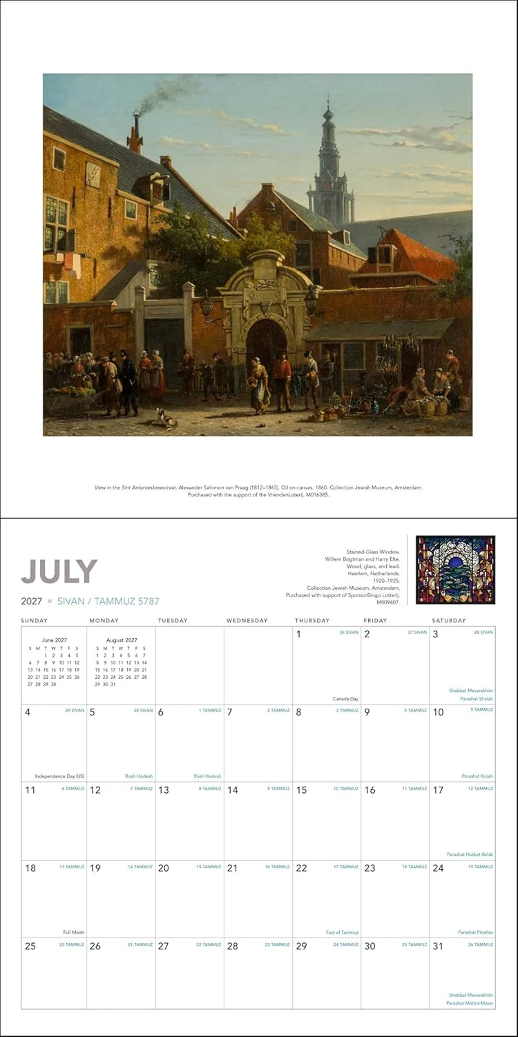 The Jewish Calendar 2026–2027 (5787) 16-Month Wall Calendar: Original Universe-Kalender - Image 4