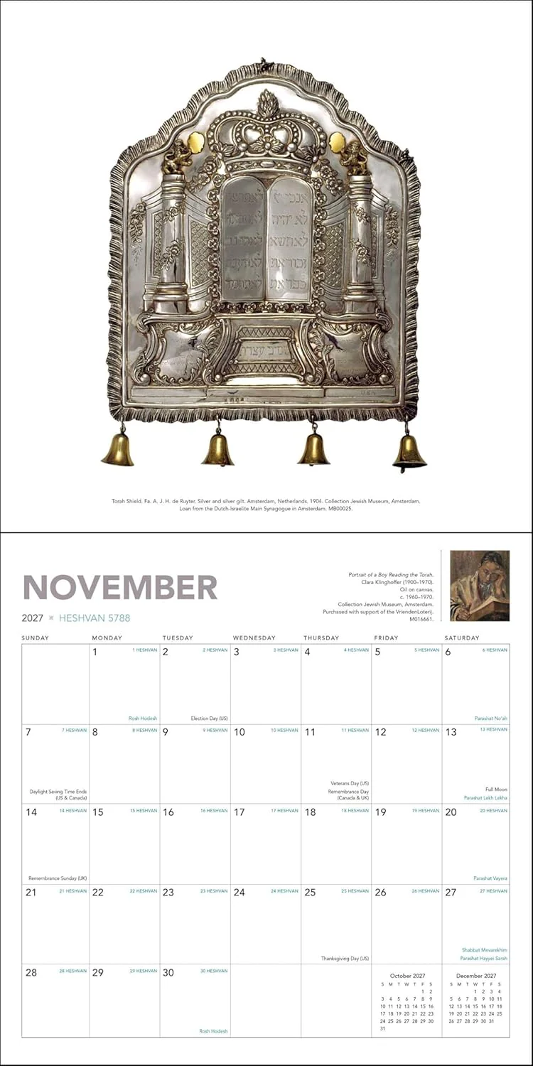 The Jewish Calendar 2026–2027 (5787) 16-Month Wall Calendar: Original Universe-Kalender - Image 5