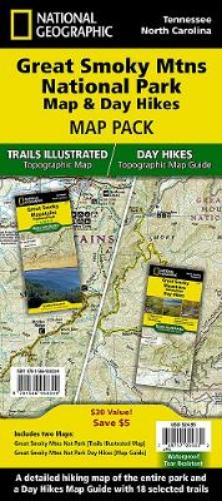 Great Smoky Mountains Day Hikes and National Park Map Pack)