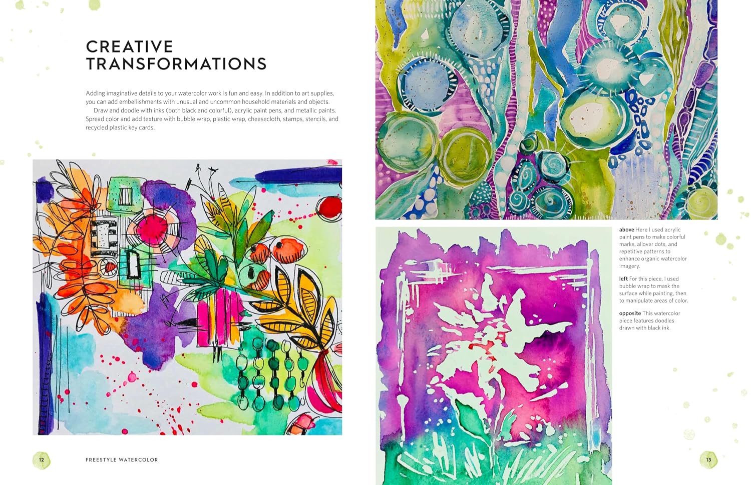 Freestyle Watercolor: Easy Techniques for Fearless Paint Play - Image 5