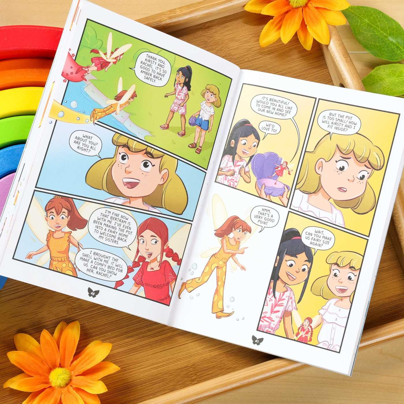 Rainbow Magic Rainbow Fairies #2: Amber the Orange Fairy Graphic Novel - Image 3