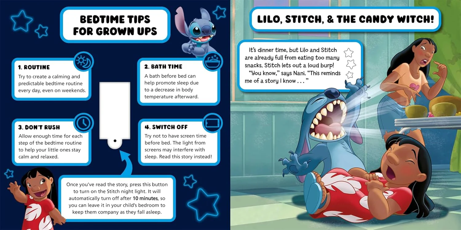 Disney Stitch: A Night-light Talepress Stitch for a 10-minute Night-light Storytime - Image 2