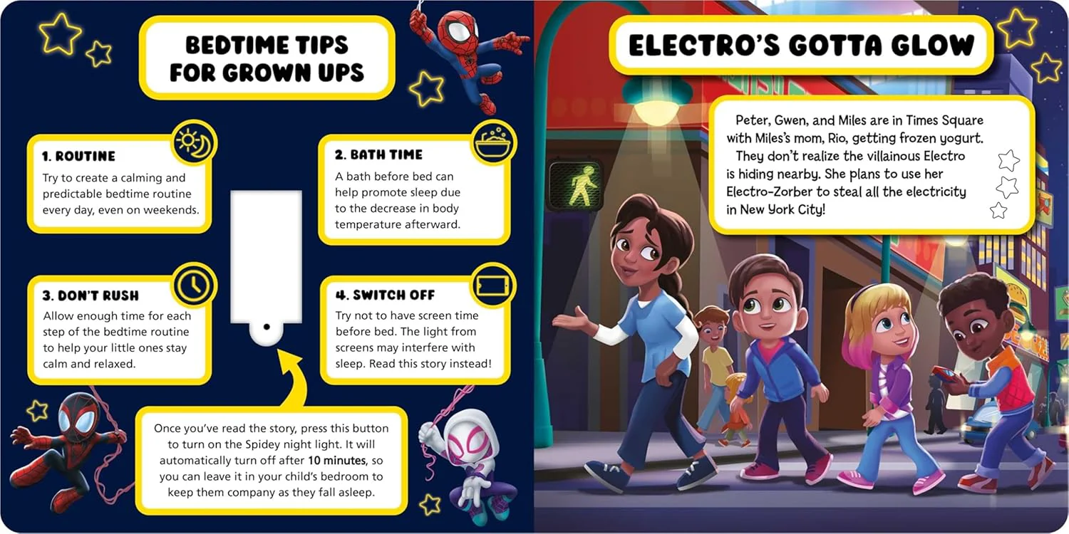 Marvel Spidey & His Amazing Friends: A Night-light Talepress Spidey for a 10-minute Night-light Storytime - Image 2