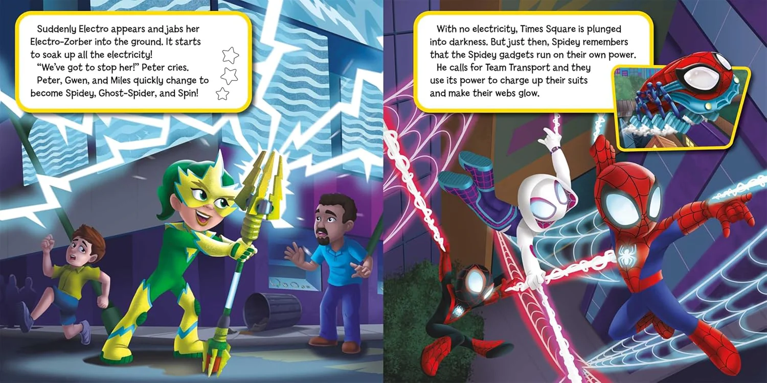 Marvel Spidey & His Amazing Friends: A Night-light Talepress Spidey for a 10-minute Night-light Storytime - Image 3