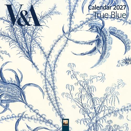 V&A: True Blue Wall Calendar 2027 (Art Calendar)