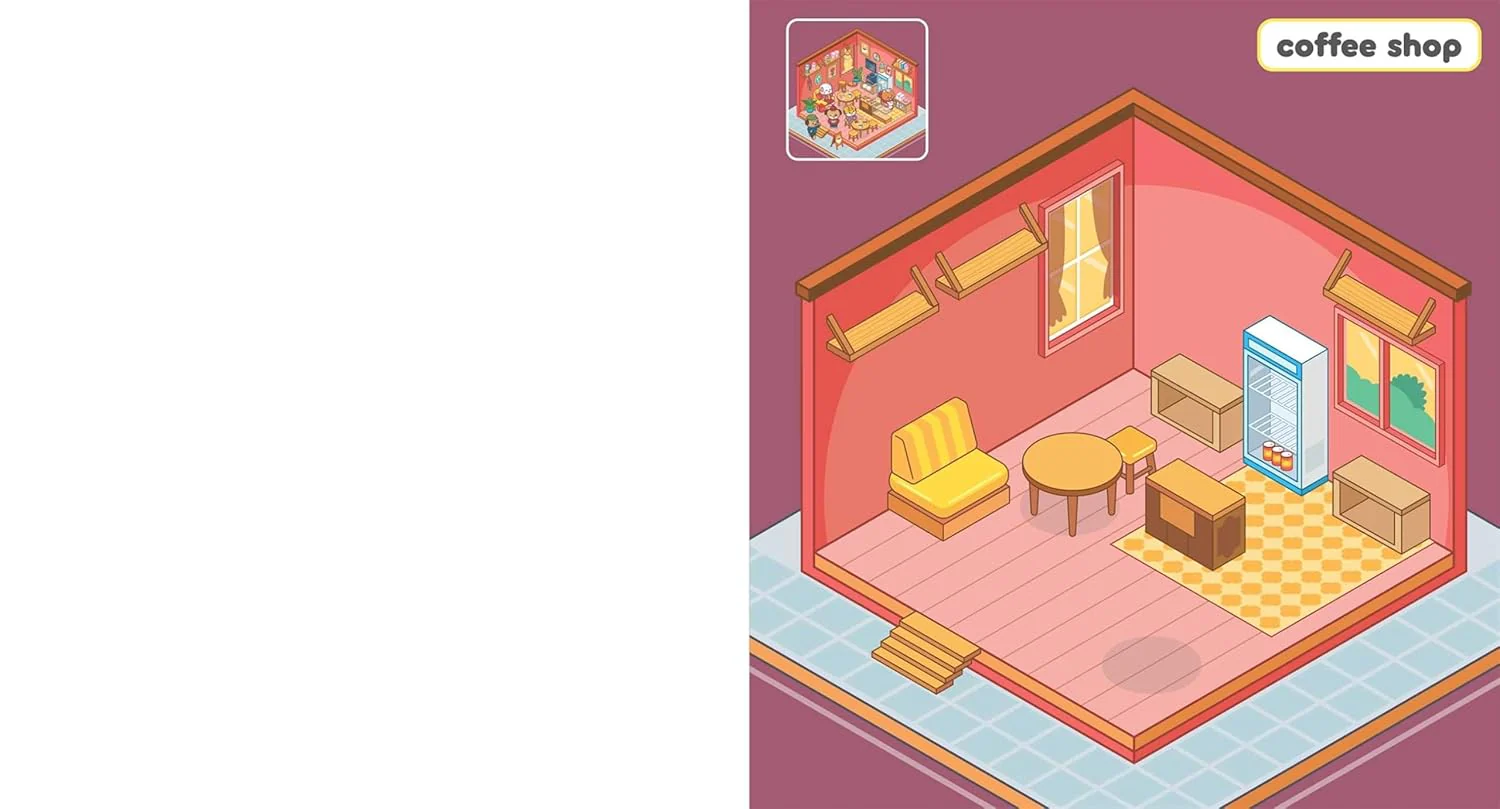 Sticker Therapy: Cozy Creationscreate Your Own Mini Worlds by Building 6 Sticker Scenes With Your Precision Craft Tool - Image 2