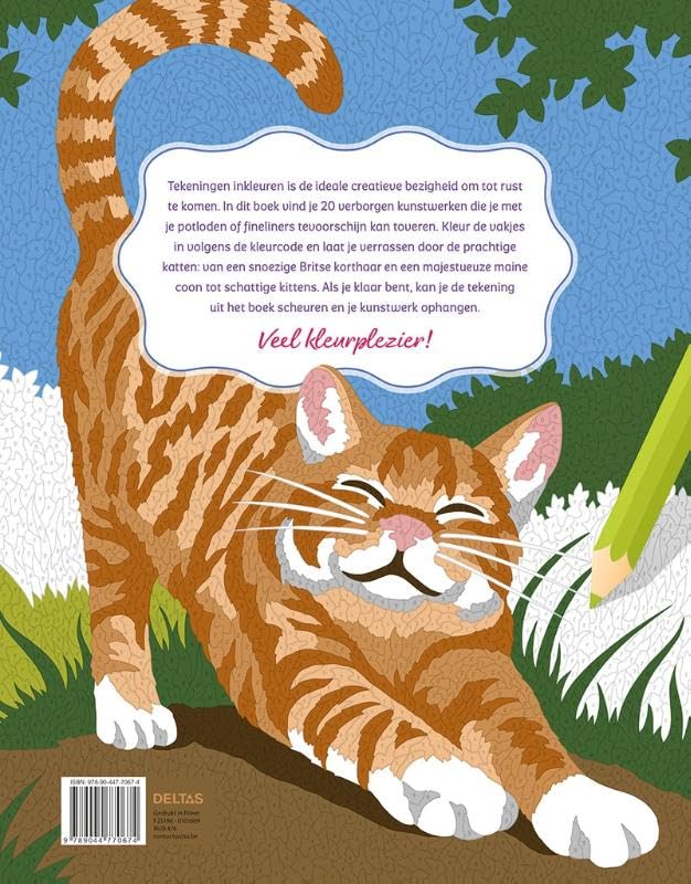 Katten - Kleurplaten op nummer - Image 2