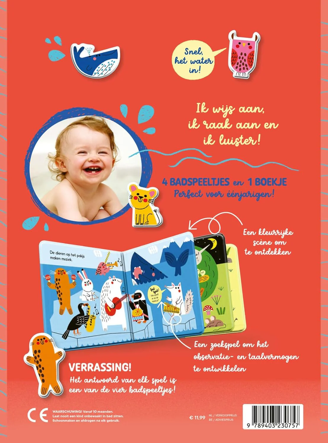 Standaard Uitgeverij - Mijn Eerste Badboekje - 1 Jaar - Image 2
