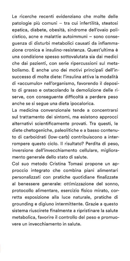 Cristina Tomasi - La Rivoluzione Del Metabolismo. Il Protocollo Metabolico Contro Infiammazione E Insulino-Resistenza Per Prevenire Le Malattie, Ralle - Image 3