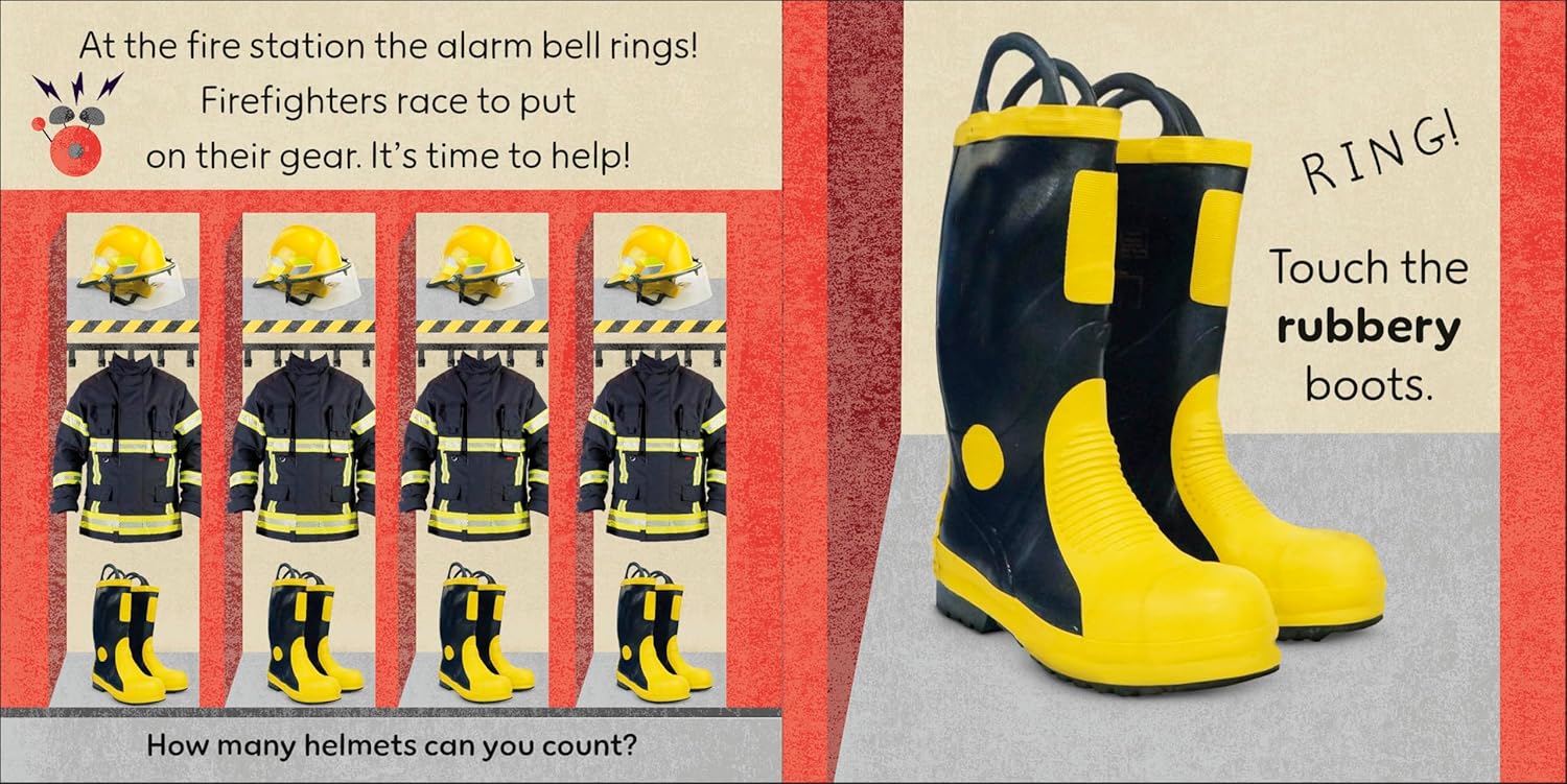 Touch and Feel Fire Truck: With Tactiles for Toddlers to Explore - Image 3